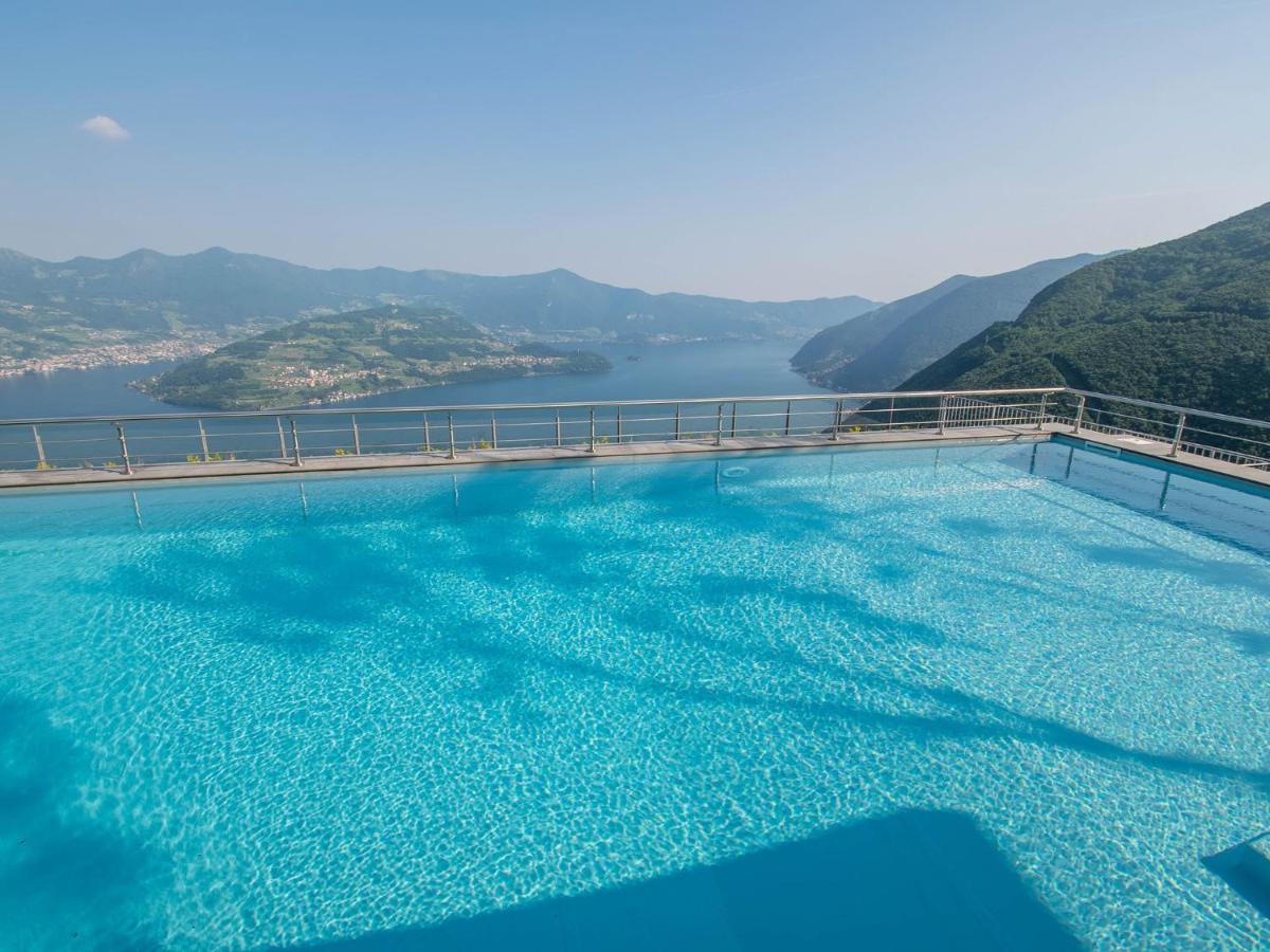 Van Gogh - Beautiful Lake Iseo View And Swimming Pool Parzanica Exterior foto